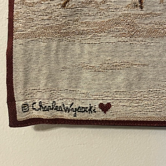 Cocoa at the Copperfields Wall Hanging 26” x 36” Tapestry with Rod by Wysocki - Picture 9 of 16